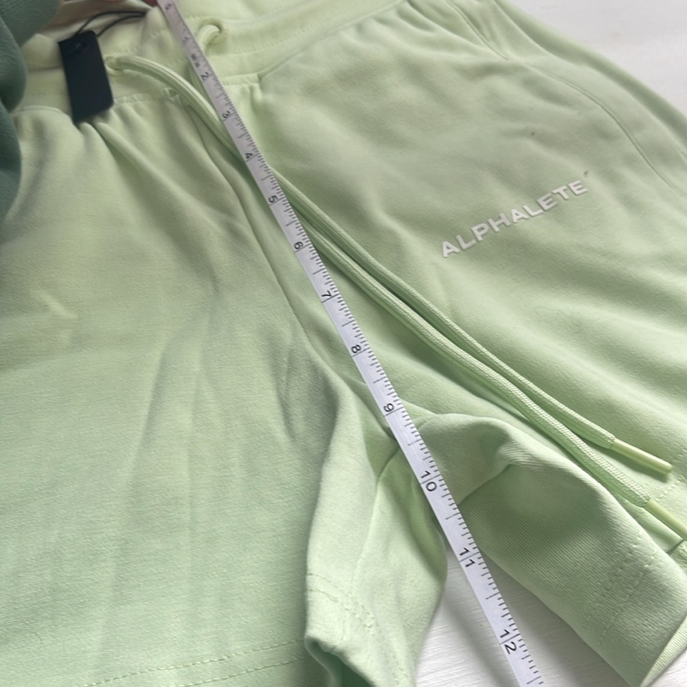 Alphalete Women's Essential Core Athletic Shorts GREEN - Picture 8 of 9